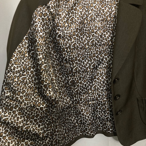 Women's TAHARI Blazer Brown 12P FLAWLESS - Picture 4 of 11